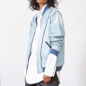 Sandrine Rose By Free People Bomber in Original Jacket